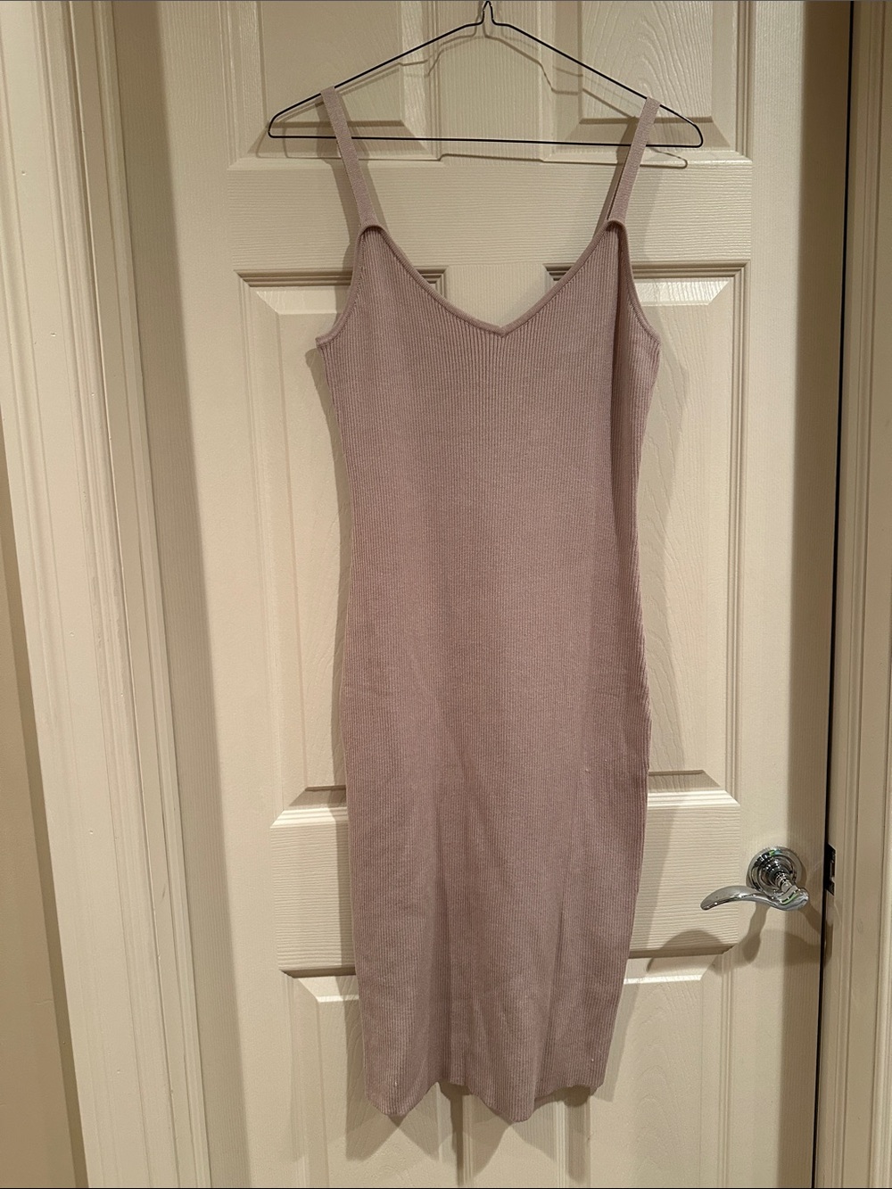 VENUS Mauve Knit Slip Dress